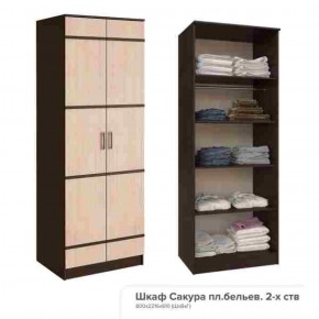 Шкаф пл.бельев.2-х ств.Сакура 800 мм (БТС) в Арамиле - aramil.mebel-e96.ru