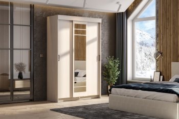 Шкаф-купе ШКП-7 1300 мм ясень анкор (СВ) в Арамиле - aramil.mebel-e96.ru