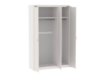 Шкаф 1400 мм 3-дверный Сиде Белый (СБК) в Арамиле - aramil.mebel-e96.ru