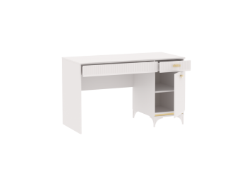 Стол письменный Сиде Белый (СБК) в Арамиле - aramil.mebel-e96.ru
