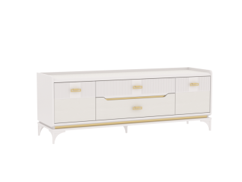 Тумба ТВ Сиде, Белый (СБК) в Арамиле - aramil.mebel-e96.ru