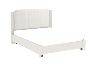 Кровать двуспальная Сиде Белый (СБК) в Арамиле - aramil.mebel-e96.ru