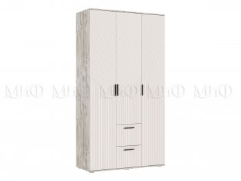 Шкаф 1200 мм Сильвия, дуб юкон/кашемир (Миф) в Арамиле - aramil.mebel-e96.ru