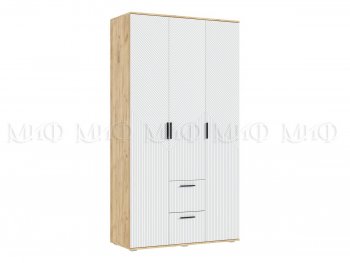 Шкаф 1200 мм Сильвия, крафт/белый (Миф) в Арамиле - aramil.mebel-e96.ru