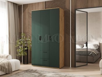 Шкаф 1200 мм Сильвия, крафт/грин (Миф) в Арамиле - aramil.mebel-e96.ru