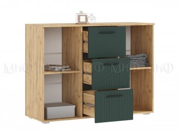 Комод Сильвия, крафт/грин (Миф) в Арамиле - aramil.mebel-e96.ru
