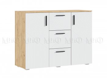 Комод Сильвия, крафт/белый (Миф) в Арамиле - aramil.mebel-e96.ru