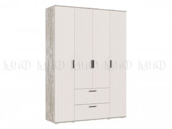 Шкаф 1600 мм Сильвия, дуб юкон/кашемир (Миф) в Арамиле - aramil.mebel-e96.ru