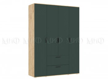 Шкаф 1600 мм Сильвия, крафт/грин (Миф) в Арамиле - aramil.mebel-e96.ru
