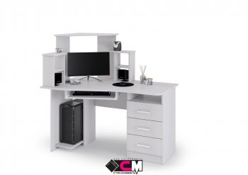 Угловой компьютерный стол №1 (Стенд) в Арамиле - aramil.mebel-e96.ru