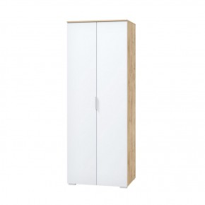 Шкаф для одежды 2х дверный 800 мм Сканди белый (МЛК) в Арамиле - aramil.mebel-e96.ru