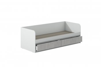 Кровать Соната 900 белый/крафт белый (Зарон) в Арамиле - aramil.mebel-e96.ru