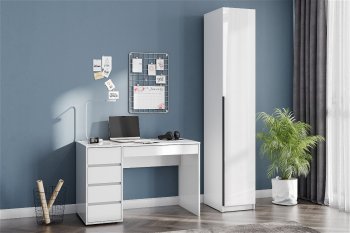 Стол компьютерный №13+пенал ШК-5 (СВ) в Арамиле - aramil.mebel-e96.ru