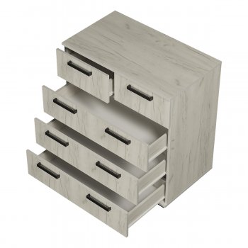 Комод Стандарт №5 NEW крафт белый (БТС) в Арамиле - aramil.mebel-e96.ru