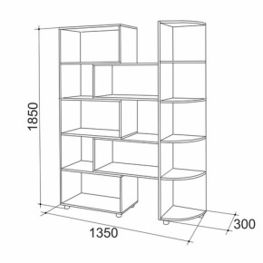 Стеллаж 2 (Мебельсон) в Арамиле - aramil.mebel-e96.ru