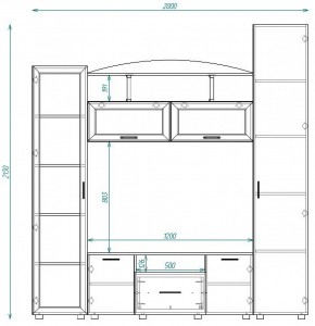 Стенка ТВА-14 в Арамиле - aramil.mebel-e96.ru