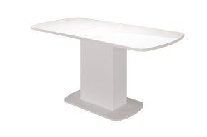 Стол обеденный Соренто 2 раздвижной (Белый) в Арамиле - aramil.mebel-e96.ru