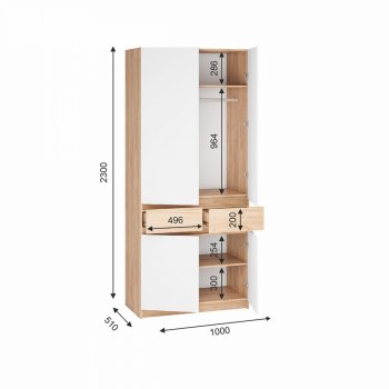 Шкаф 1000 мм Стоуби ШК-1000 (ИЦ) в Арамиле - aramil.mebel-e96.ru