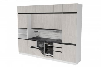 Кухонный гарнитур Сюита люкс 3000 мм (Герда) в Арамиле - aramil.mebel-e96.ru