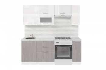 Кухонный гарнитур Терция ультра 2000 мм (Герда) в Арамиле - aramil.mebel-e96.ru