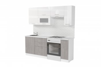 Кухонный гарнитур Терция ультра 2000 мм (Герда) в Арамиле - aramil.mebel-e96.ru