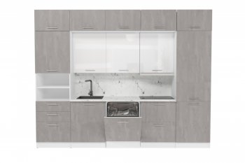 Кухонный гарнитур Терция экстра 5 3000 мм (Герда) в Арамиле - aramil.mebel-e96.ru