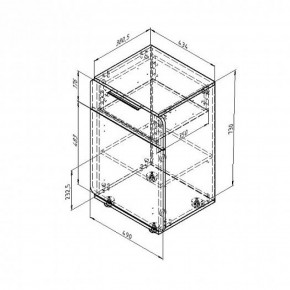 Тумба Дельта Лофт-24.01 Дуб Ирладндский в Арамиле - aramil.mebel-e96.ru