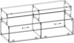 Тумба малая ТМС-1200 (Дуб сонома/Белый глянец) в Арамиле - aramil.mebel-e96.ru