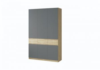 Шкаф 1500 мм Турин крафт/графит (ВВР) в Арамиле - aramil.mebel-e96.ru