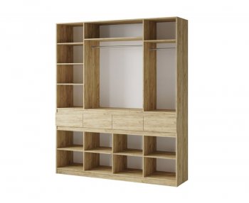 Шкаф 2000 мм Турин ЛДСП крафт серый/кашемир (ВВР) в Арамиле - aramil.mebel-e96.ru