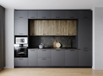 Кухонный гарнитур Умбра 3400 мм МДФ (Санвут) в Арамиле - aramil.mebel-e96.ru