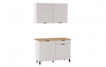 Кухонный гарнитур 1200 мм Венера кашемир ЛДСП (Олмеко) в Арамиле - aramil.mebel-e96.ru