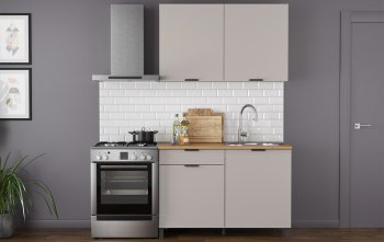 Кухонный гарнитур 1200 мм Венера кашемир ЛДСП (Олмеко) в Арамиле - aramil.mebel-e96.ru