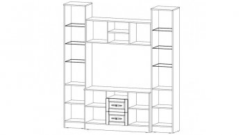 Стенка Виктория ЦС (Лин) в Арамиле - aramil.mebel-e96.ru