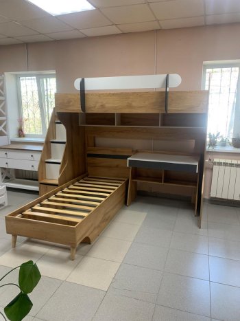 Кровать-чердак Омега-3 комп.2 в Арамиле - aramil.mebel-e96.ru