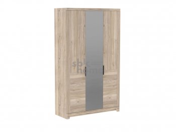Шкаф 1400 мм Юта 3-х дверный с зеркалом (СБК) в Арамиле - aramil.mebel-e96.ru